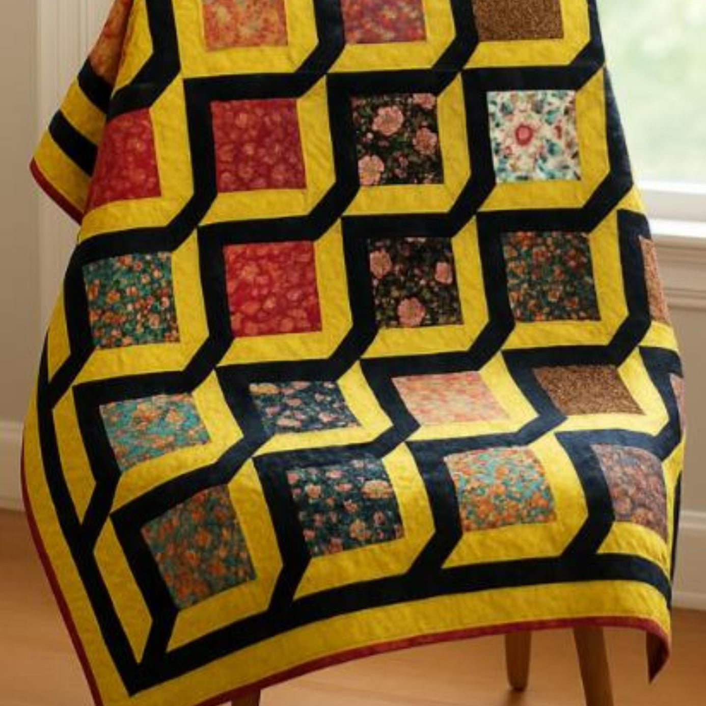 SUNSHINE FRAMES QUILT PATTERN