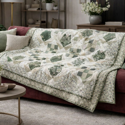 DARK BLOSSOM QUILT PATTERN