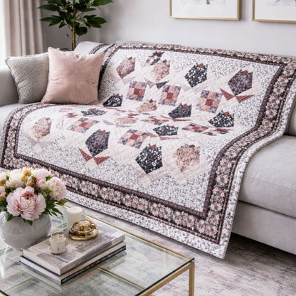 DARK BLOSSOM QUILT PATTERN