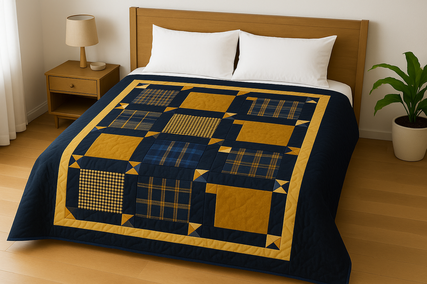 SelloraX - Memories in Plaid A timeless  Quilt Pattern