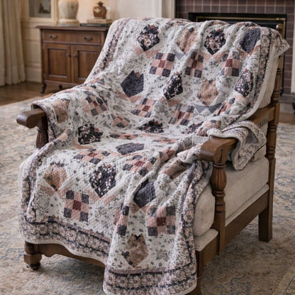 DARK BLOSSOM QUILT PATTERN