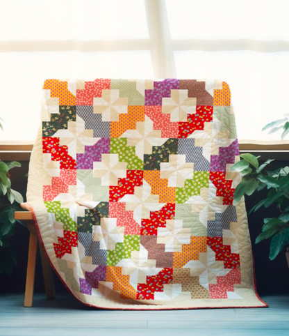 SelloraX - Pinwheel Garden Quilt Pattern