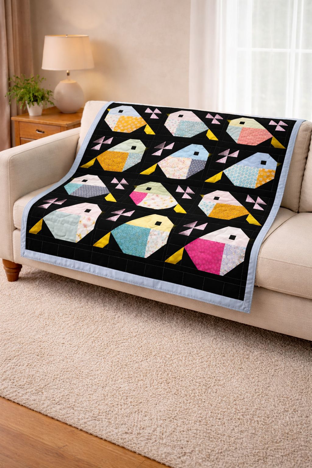 SelloraX -  🐦 Flying Dreams – Quilt Pattern (Digital Download)
