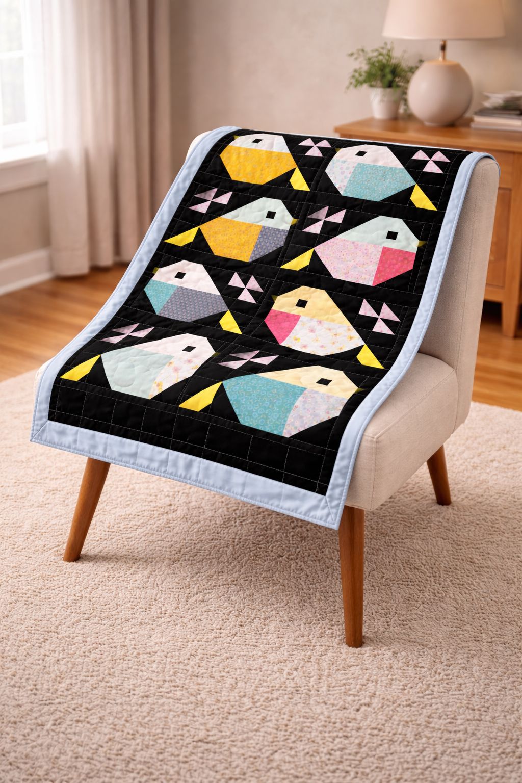 SelloraX -  🐦 Flying Dreams – Quilt Pattern (Digital Download)