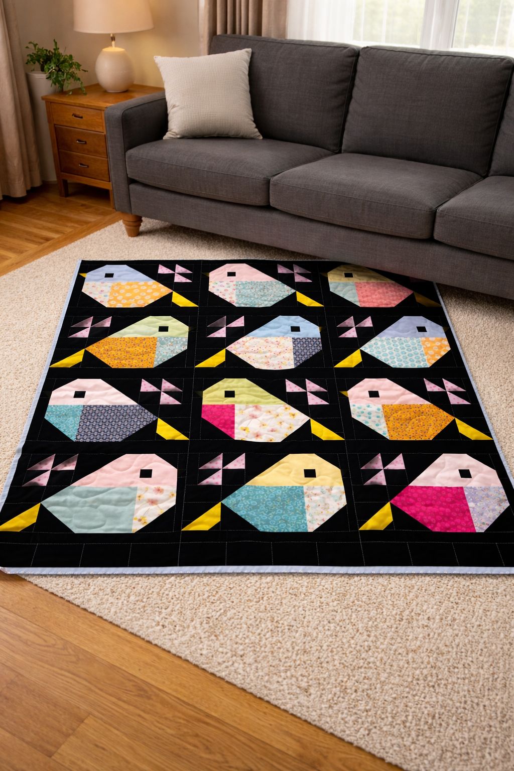 SelloraX -  🐦 Flying Dreams – Quilt Pattern (Digital Download)
