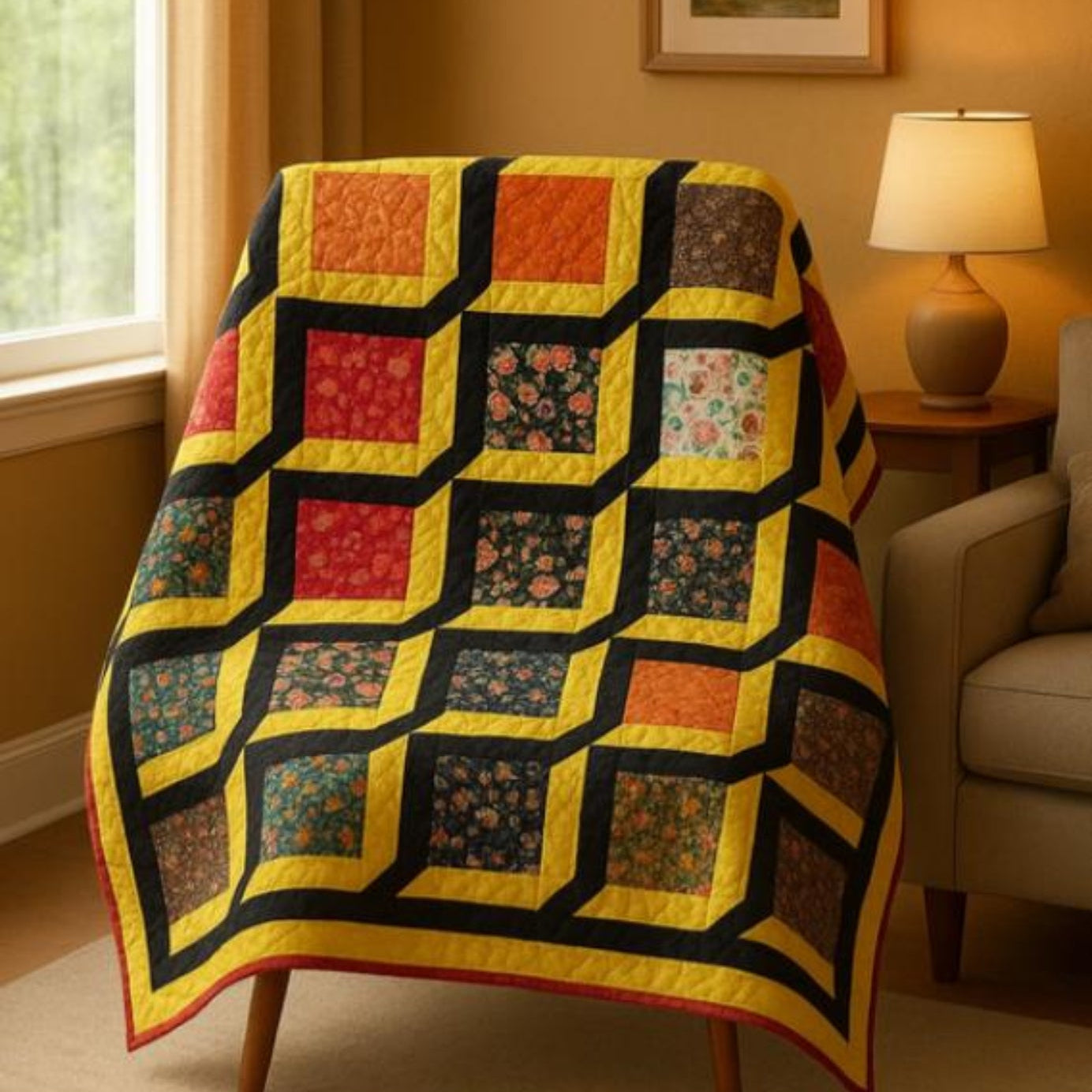 SUNSHINE FRAMES QUILT PATTERN – SelloraX