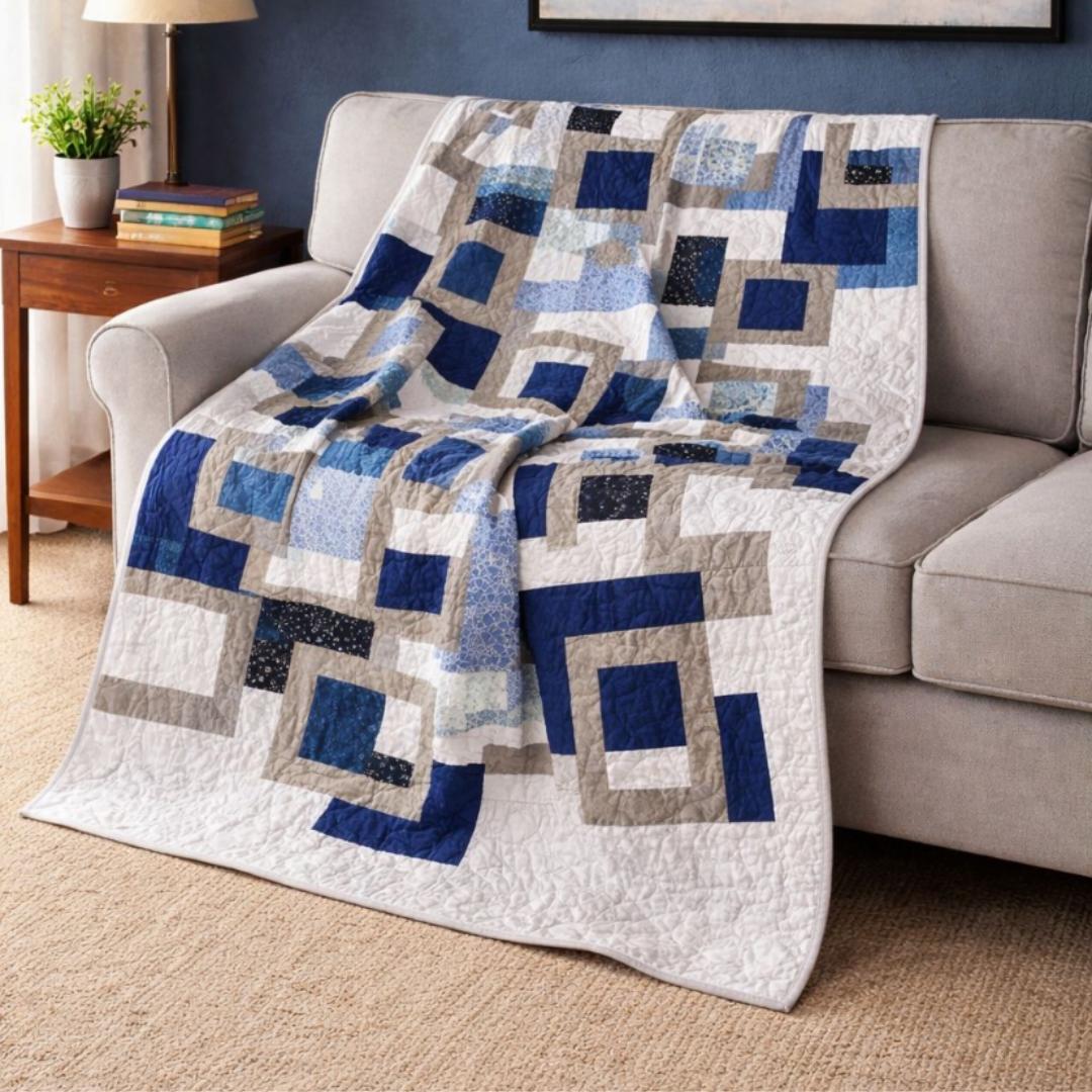 Skyline Squares Quilt Pattern