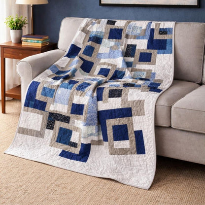 Skyline Squares Quilt Pattern