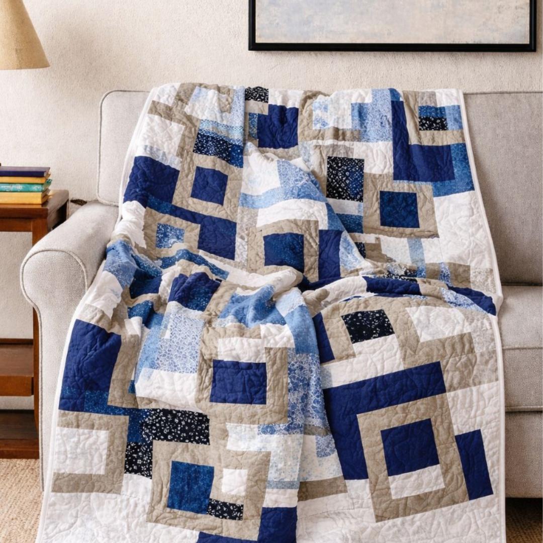 Skyline Squares Quilt Pattern